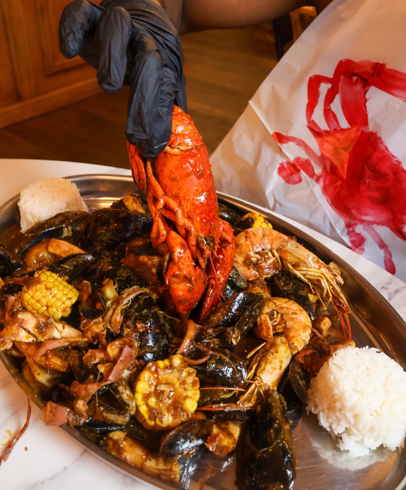 Sauce signature cajun du restaurant Crab's Marseille